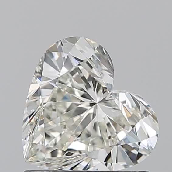 1.01ct Heart J VVS1 Natural Diamond