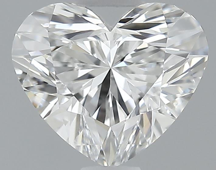 0.72ct Heart F IF Natural Diamond