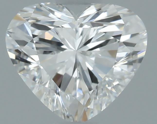 0.5ct Heart F IF Natural Diamond