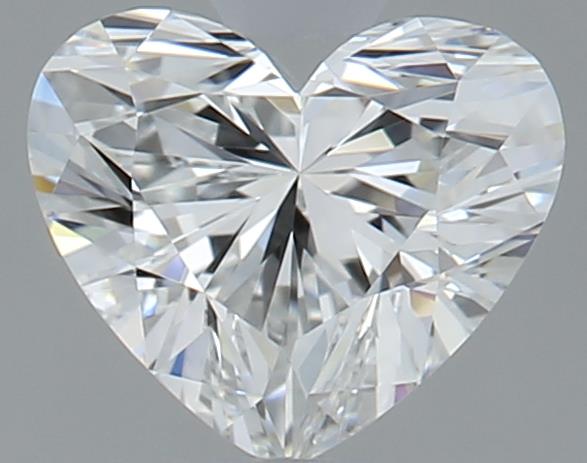 0.55ct Heart F VS1 Natural Diamond