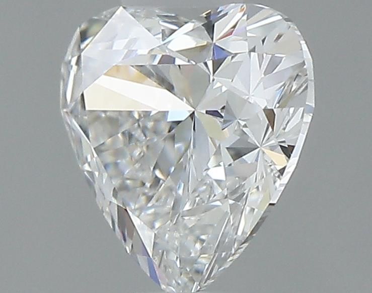 0.74ct Heart F IF Natural Diamond