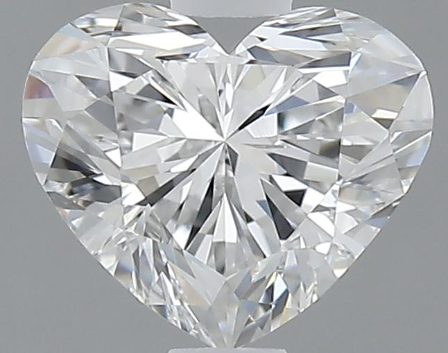 0.9ct Heart F VVS1 Natural Diamond