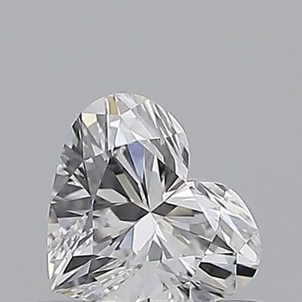 0.52ct Heart D VS1 Natural Diamond