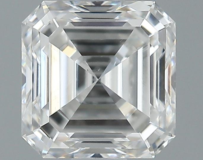 0.81ct Asscher F VS2 Natural Diamond