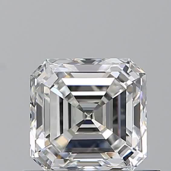 0.7ct Asscher H VVS1 Natural Diamond