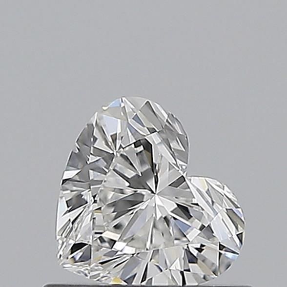 0.5ct Heart F VVS1 Natural Diamond