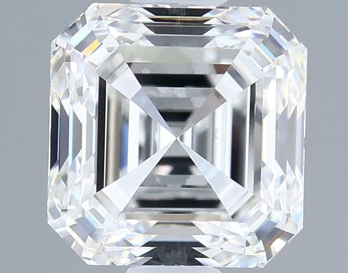1ct Asscher F VVS1 Natural Diamond