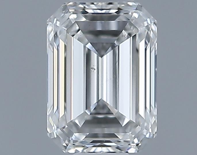 0.71ct Emerald F SI1 Natural Diamond