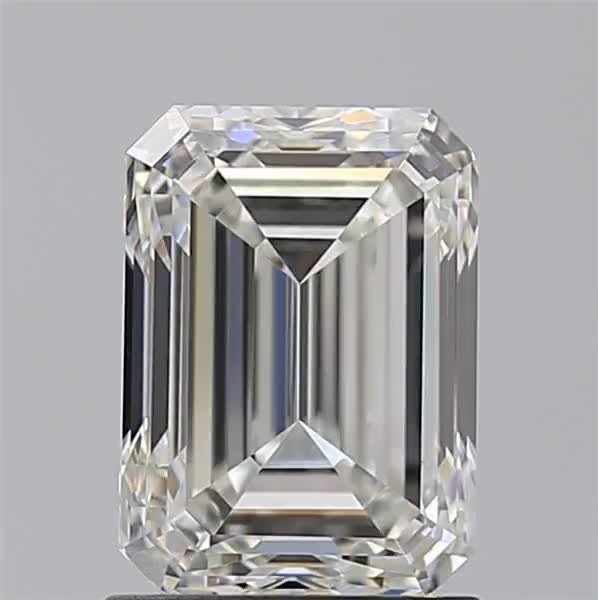 1.7ct Emerald I VVS1 Natural Diamond