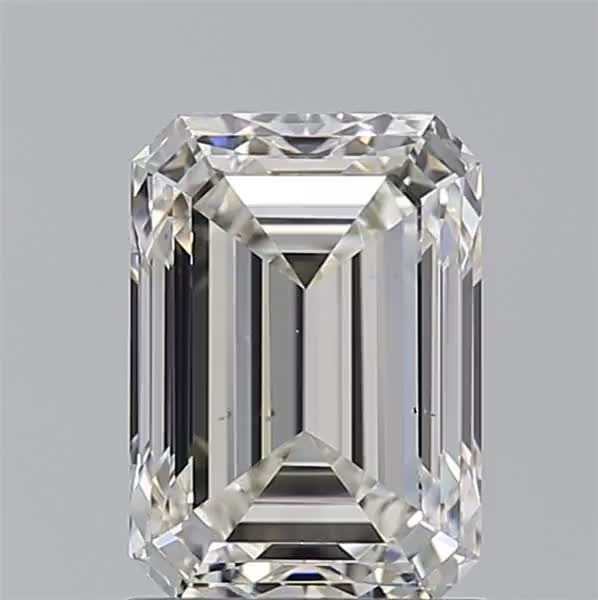 1.71ct Emerald J VS2 Natural Diamond
