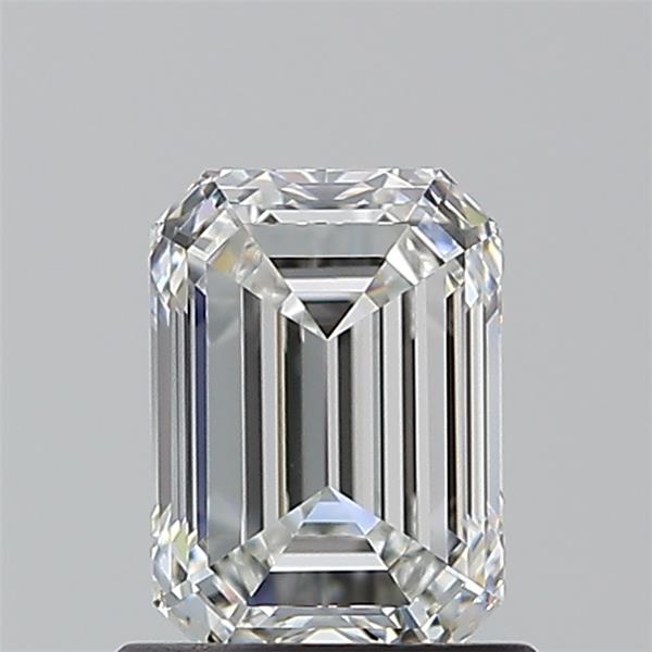 0.9ct Emerald F VVS2 Natural Diamond