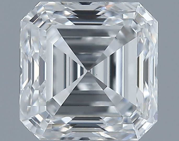 0.71ct Asscher F VS1 Natural Diamond