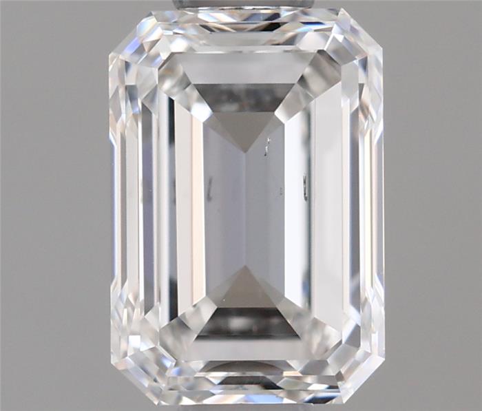 0.7ct Emerald F SI1 Natural Diamond