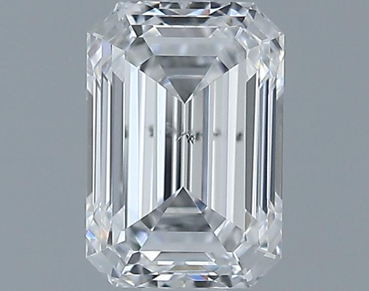 0.7ct Emerald D SI1 Natural Diamond