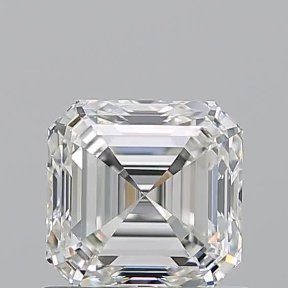 1.01ct Asscher H VS1 Natural Diamond