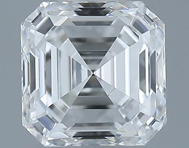 0.66ct Asscher F VS2 Natural Diamond