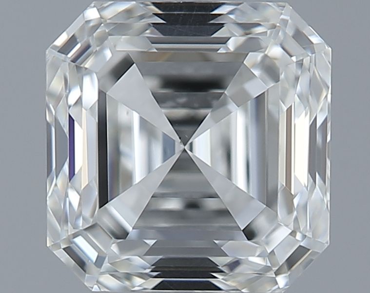 0.71ct Asscher H VS1 Natural Diamond