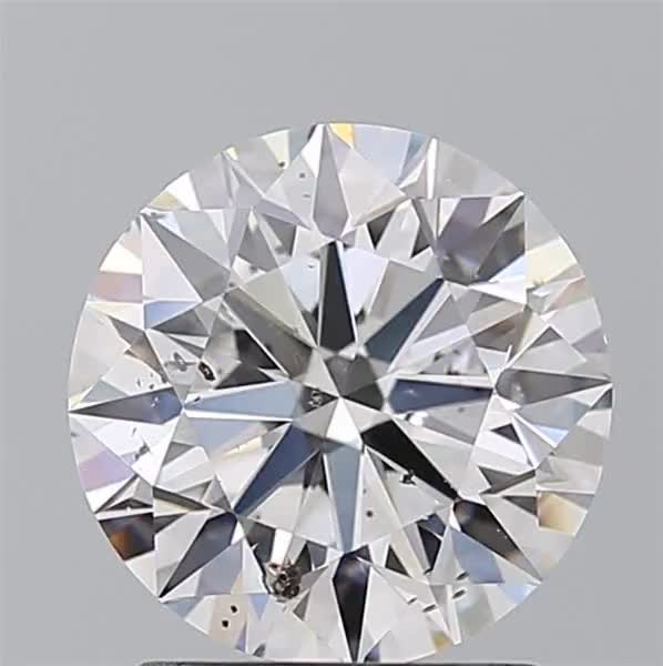 2.01ct Round D SI2 Natural Diamond