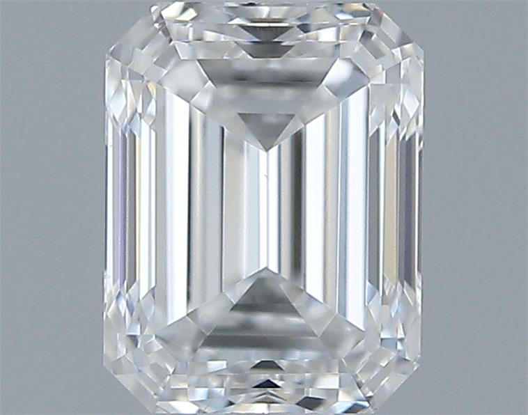 0.7ct Emerald F SI1 Natural Diamond