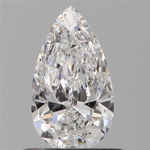 0.57ct Pear E VVS2 Natural Diamond