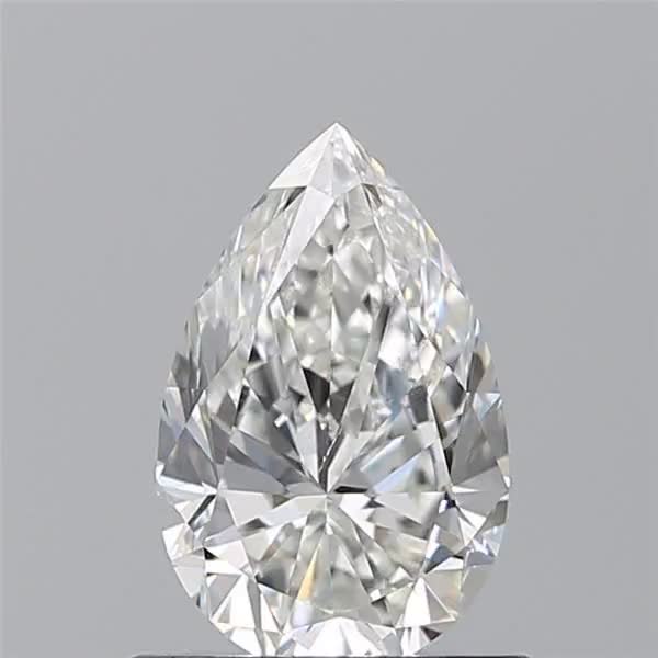 0.7ct Pear H SI1 Natural Diamond