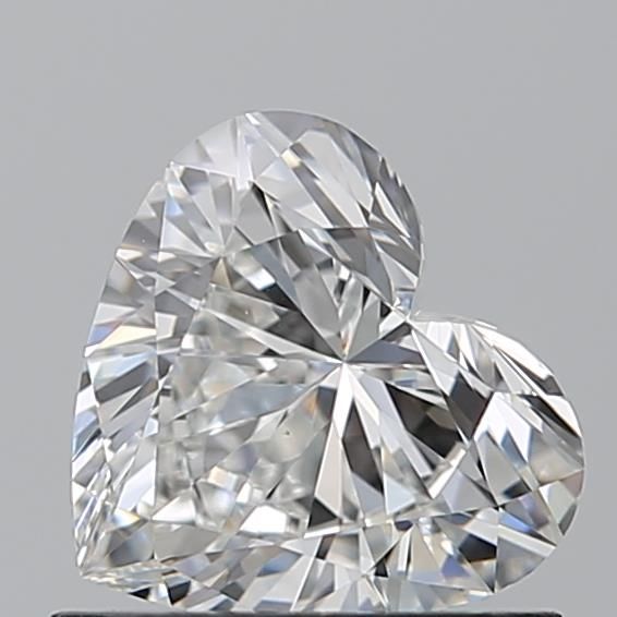 0.73ct Heart G VS1 Natural Diamond