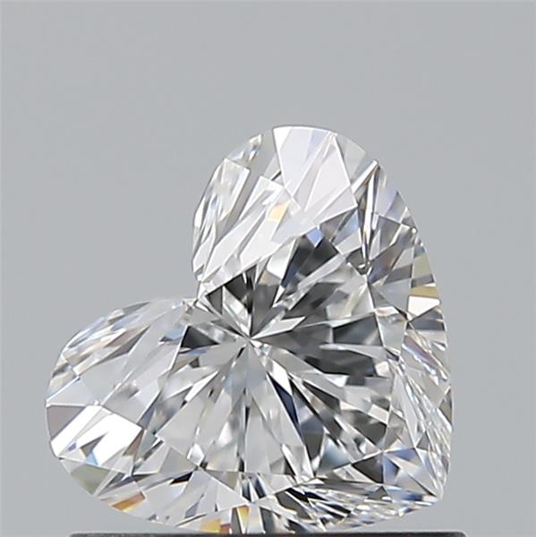 0.74ct Heart E FL Natural Diamond
