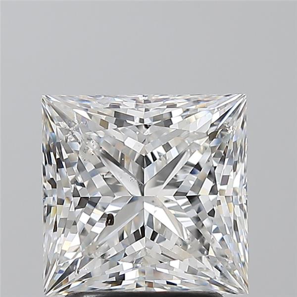 2.5ct Princess F SI2 Natural Diamond