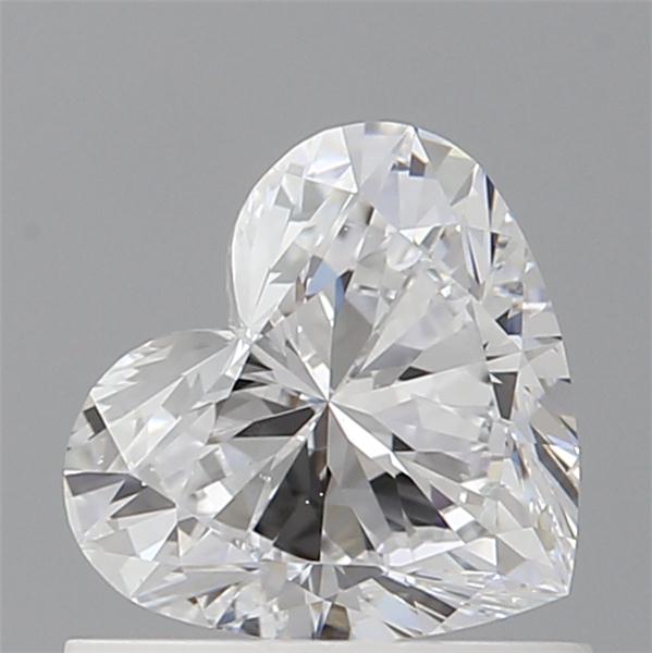 0.71ct Heart D SI1 Natural Diamond
