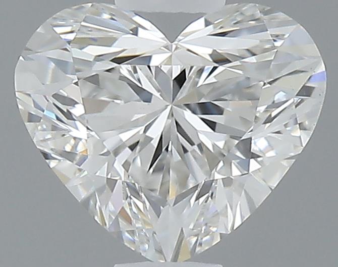 0.72ct Heart F VS1 Natural Diamond