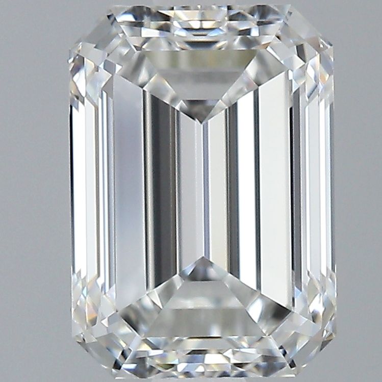 1.8ct Emerald F VVS1 Natural Diamond