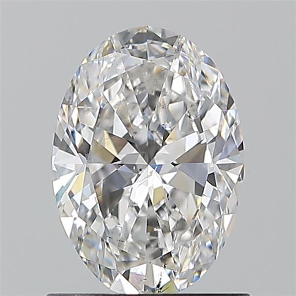 1ct Oval F SI1 Natural Diamond