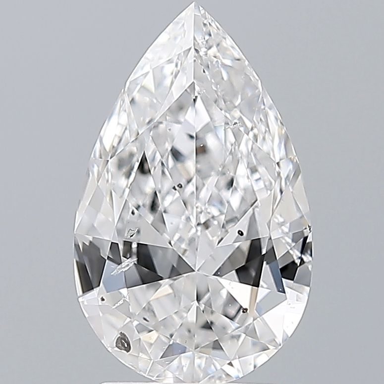 2.01ct Pear D SI2 Natural Diamond