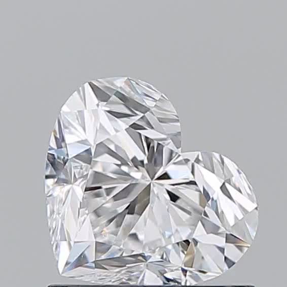 1.01ct Heart D VVS2 Natural Diamond