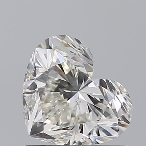 1.01ct Heart J SI1 Natural Diamond