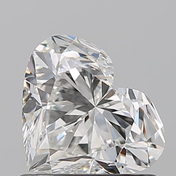 0.91ct Heart H VS1 Natural Diamond