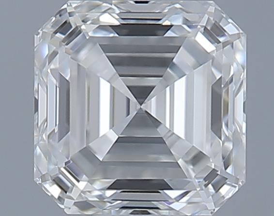 0.63ct Asscher F IF Natural Diamond