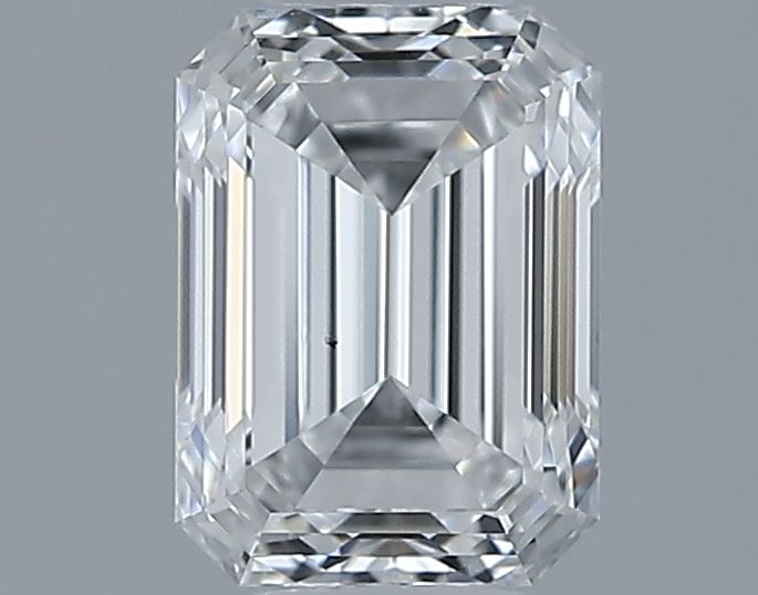 0.81ct Emerald F SI1 Natural Diamond