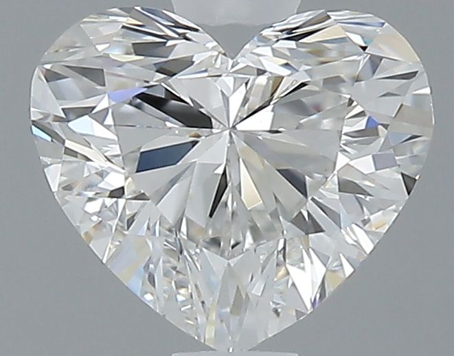 0.9ct Heart F VVS2 Natural Diamond