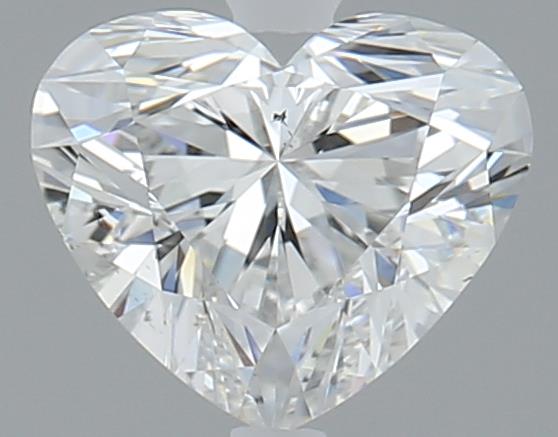 0.91ct Heart F SI1 Natural Diamond