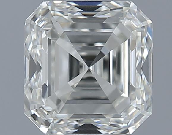 0.9ct Asscher K VVS1 Natural Diamond