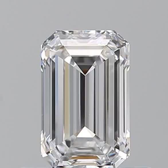 0.65ct Emerald D VS2 Natural Diamond