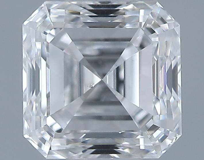 0.8ct Asscher F SI1 Natural Diamond