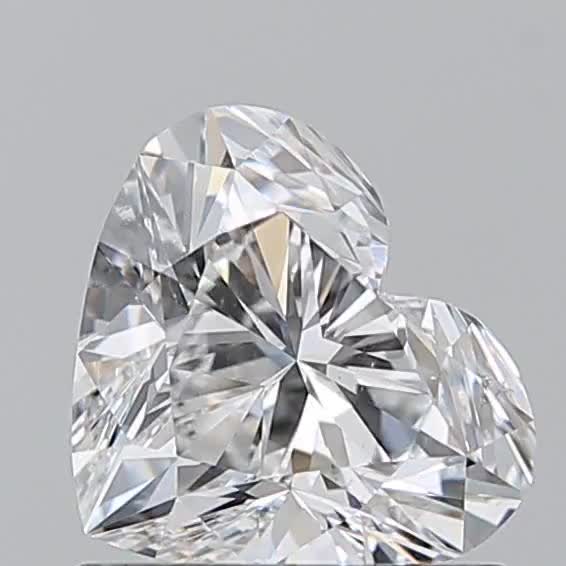 0.91ct Heart E SI2 Natural Diamond