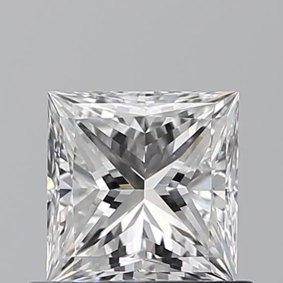0.74ct Princess F VVS1 Natural Diamond