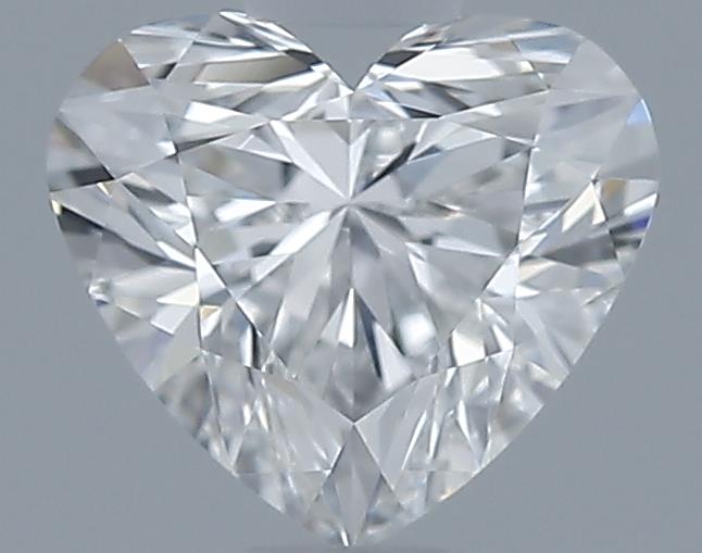 0.72ct Heart F VVS2 Natural Diamond