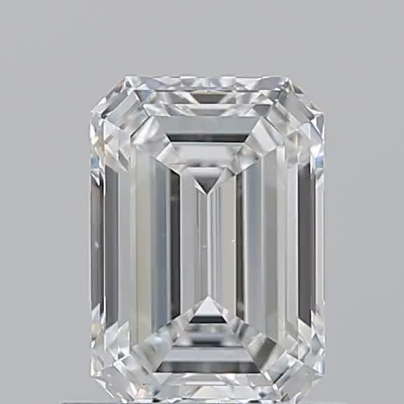 1.01ct Emerald F VS2 Natural Diamond