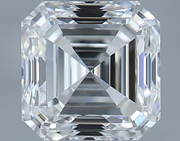 0.6ct Asscher F IF Natural Diamond