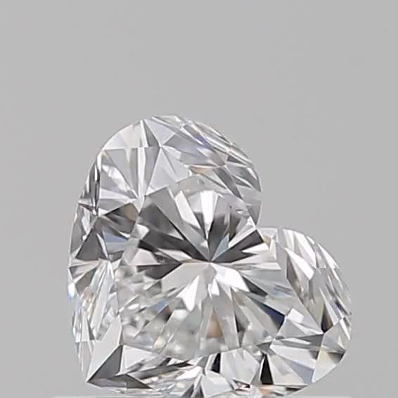0.6ct Heart E VVS2 Natural Diamond