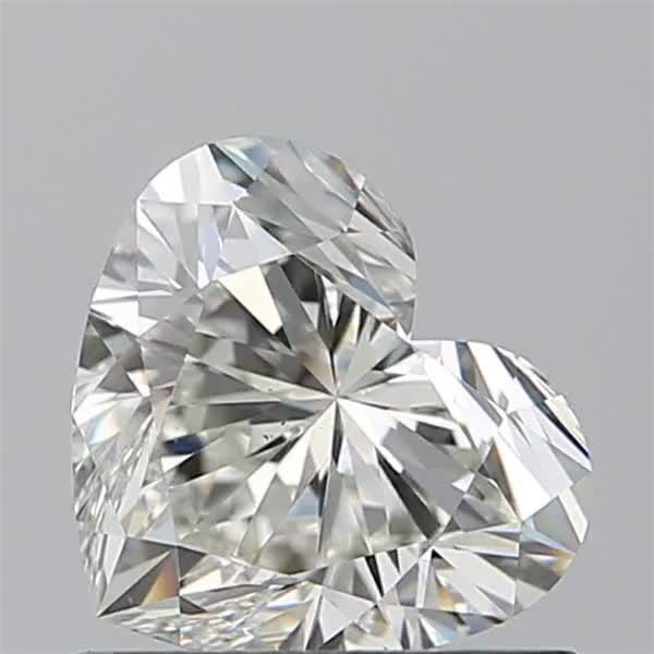 0.93ct Heart J VS2 Natural Diamond
